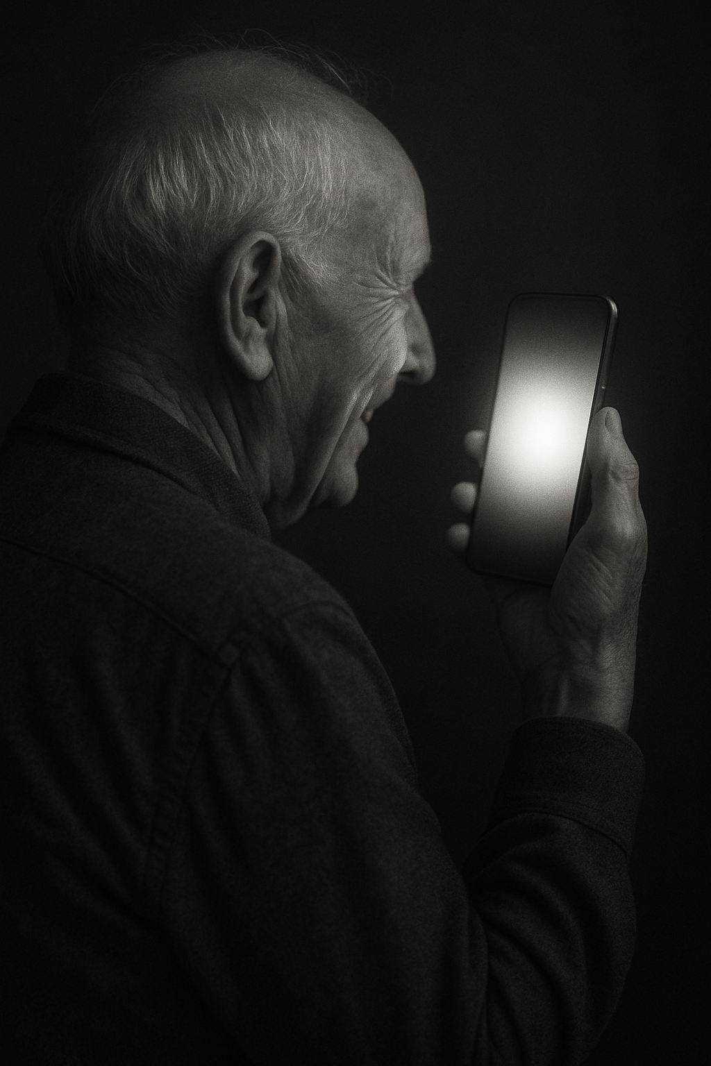 Senior using Eleanor's AI (img tag)